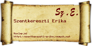 Szentkereszti Erika névjegykártya
